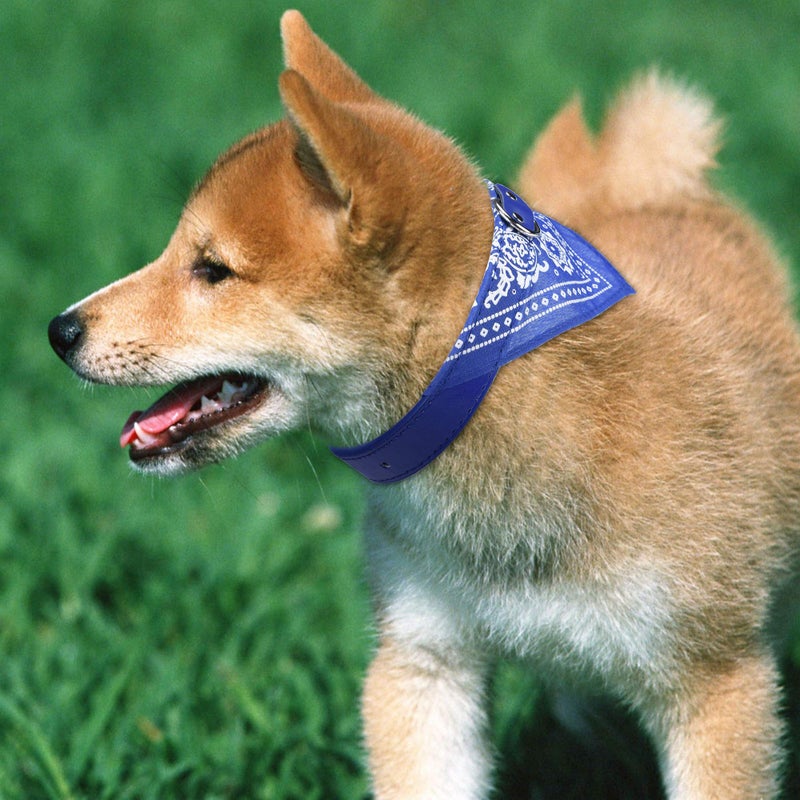 CM Cosmos Pet Bandana Puppy Dog Scarf Collar Neckchief with Adjustable Buckle for Dog Cat Decoration Pack of 6 (Large) - Image 5